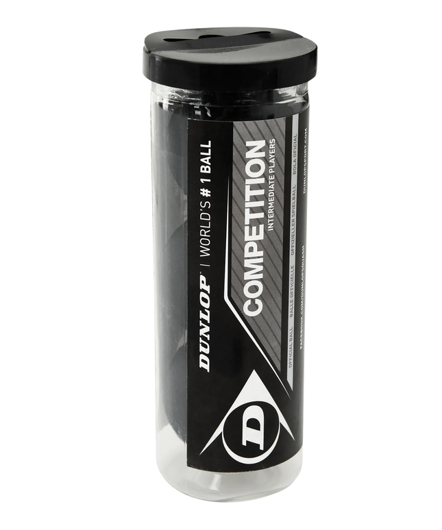 Dunlop Competition Squash Ball Tube