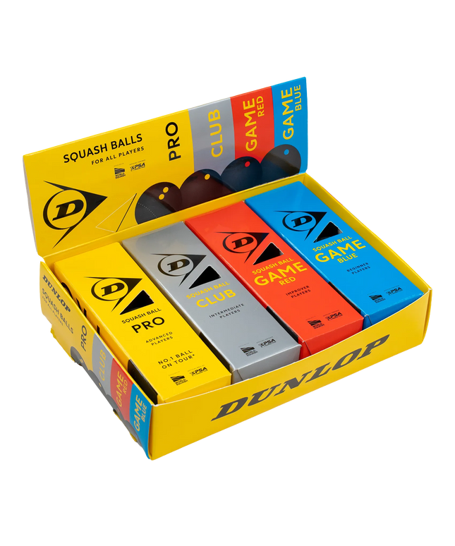 Dunlop Mixed Pack Squash Balls