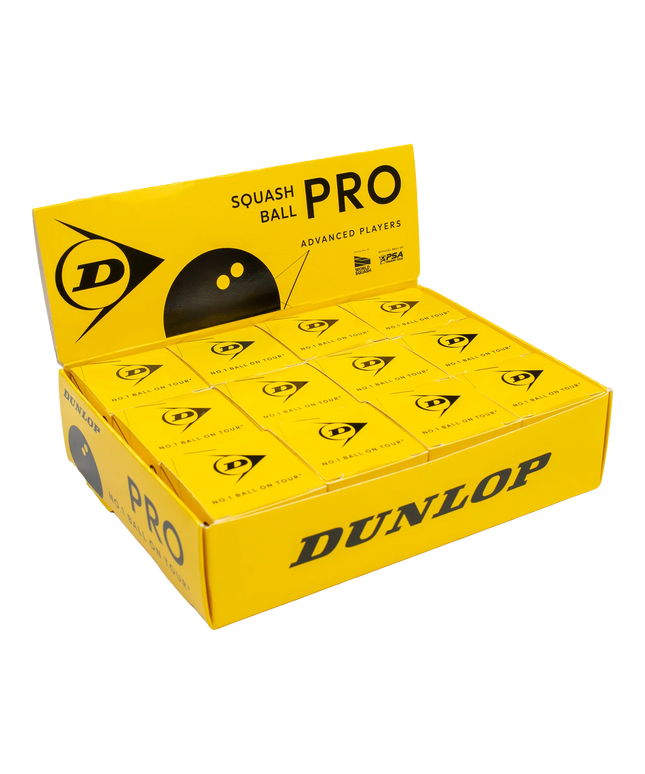 Dunlop Pro Squash Ball box of 12