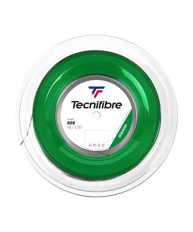 Tecnifibre 305 Squash 1.10 Green - Reel 200 m